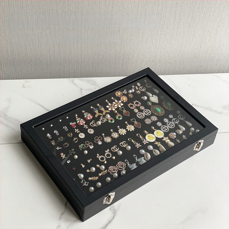 Ehtekarp Sirgete Nööpnõeltega Kõrvarõngad Ehted Sisseehitatud Auguga Käsnakarp Suure Mahtuvusega Pross Märgi Hoiustamine Viimistlus