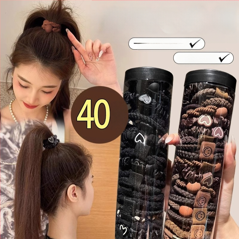 Plaukų juosta, plaukų virvė, moteriška suaugusiųjų 2024 m. nauja plaukų juosta, „Ponda Tail“, elastinga, patvari guminė juosta, galvos juosta, galvos apdangalas