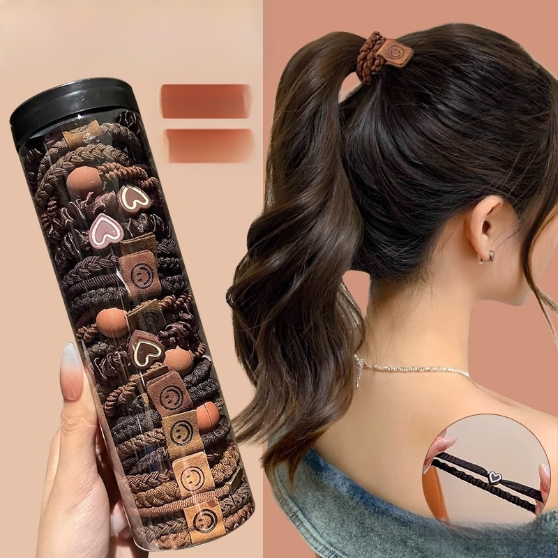 Plaukų juosta, plaukų virvė, moteriška suaugusiųjų 2024 m. nauja plaukų juosta, „Ponda Tail“, elastinga, patvari guminė juosta, galvos juosta, galvos apdangalas