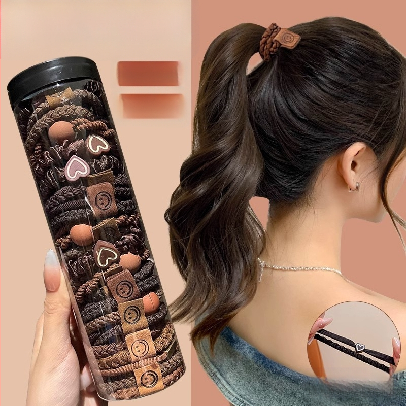 Plaukų juosta, plaukų virvė, moteriška suaugusiųjų 2024 m. nauja plaukų juosta, „Ponda Tail“, elastinga, patvari guminė juosta, galvos juosta, galvos apdangalas