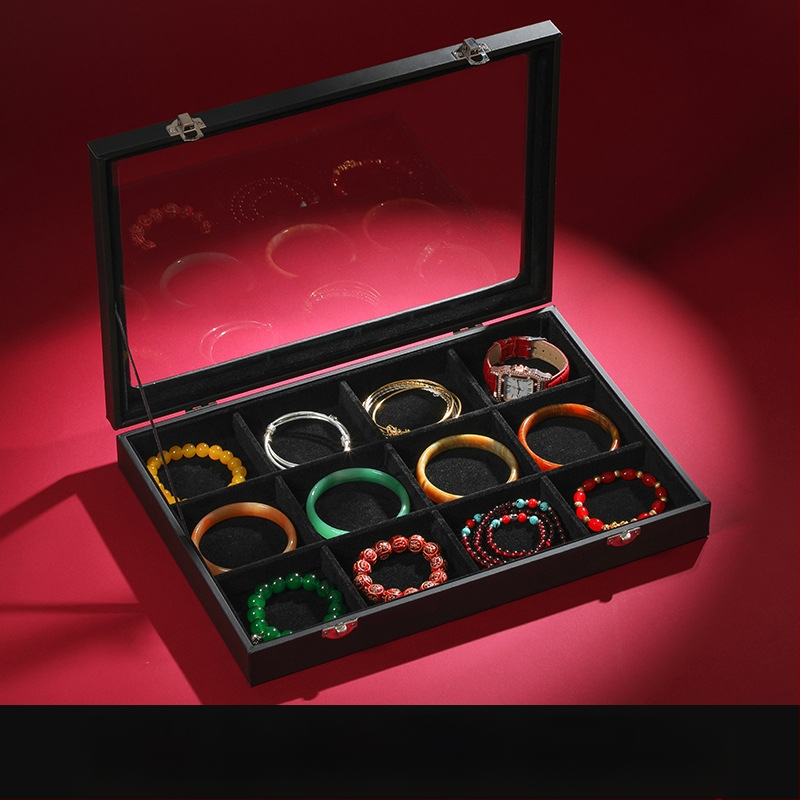 Didelės talpos papuošalų laikymo dėžutė Papuošalų dėžutė Papuošalų demonstracinė dėžutė Auskarai Auskarai, karoliai, apyrankės Žiedų dėžutė