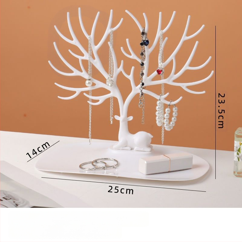 Auskarai Auskarai Auskarai Karoliai Papuošalų laikymo dėžutė Skaidri Didelės talpos Plaukų aksesuarai Tualetinis staliukas Vitrina