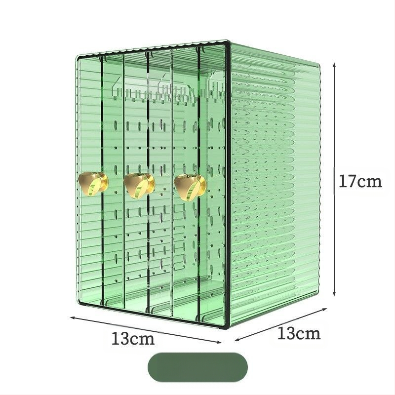 Auskarai Auskarai Auskarai Karoliai Papuošalų laikymo dėžutė Skaidri Didelės talpos Plaukų aksesuarai Tualetinis staliukas Vitrina