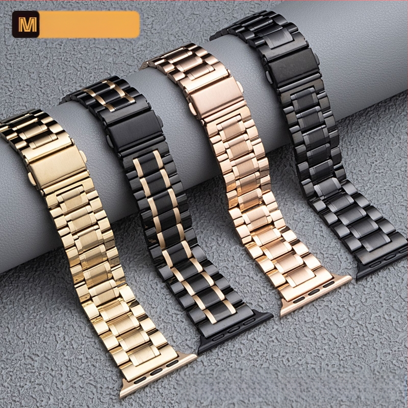 „Apple Watch Five Beads Makers“ tvirtos drugelio sagties „iwatch“ nerūdijančio plieno „Huawei“ laikrodžio dirželis