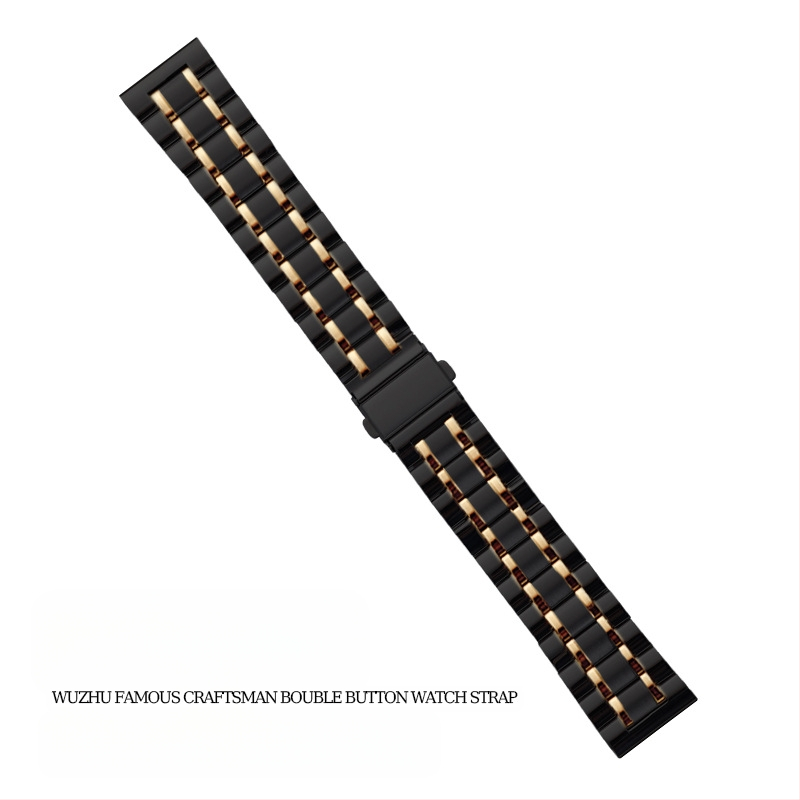 „Apple Watch Five Beads Makers“ tvirtos drugelio sagties „iwatch“ nerūdijančio plieno „Huawei“ laikrodžio dirželis