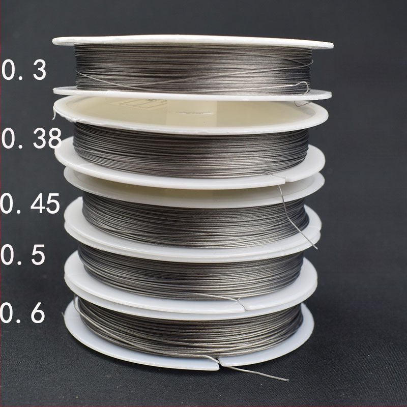 Mitteelastne plastikkattega pehme terastraat, pärlitega meisterdamise nõel, õhuke terastraadist kaelakee, terastraadist käevõru, isetegemise tarvikud, materjal
