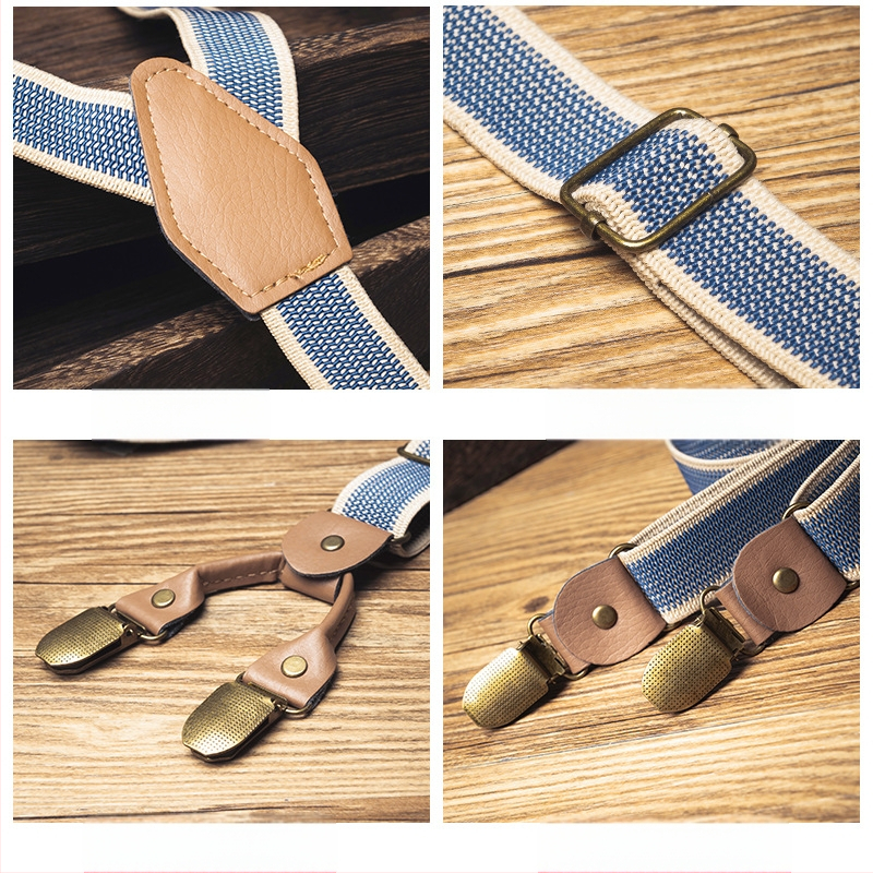 ŠALTINIO dirželio segtukas retro neslystančios kostiumo kelnės suaugusiems Y formos tamprios kelnės diržas universalios storulių kelnių diržas