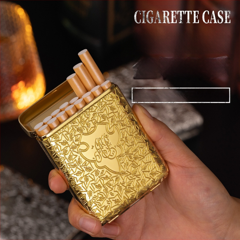 YF-852 Nova vintage trostruka kutija za cigarete Birmingham Bloodbath Gangster Shebir Isti stil metalna trostruka kutija za cigarete Ručno izrađena