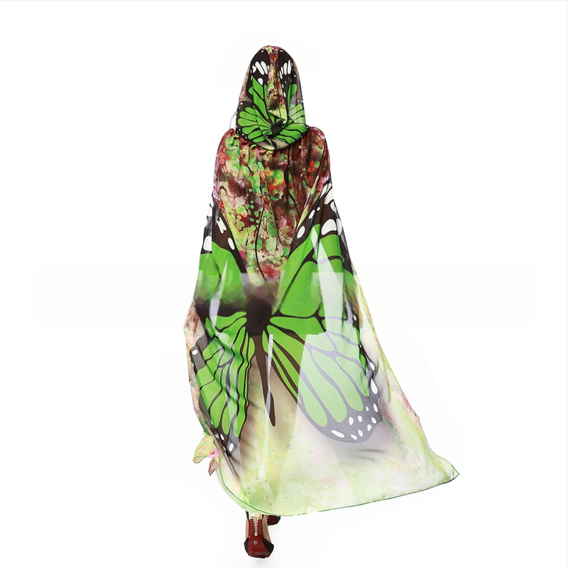 Paabulinnu keep rannarätikuga mähitud seelikuga dekoratiivne liblikkeep Euroopas ja Ameerikas populaarne digitaalselt trükitud liblikkeep