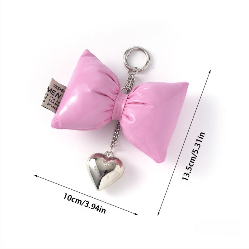 „Ins Niche Design Sense“ sidabro spalvos odinis medvilninis kaspinas, meilės raktų pakabukas, lengvas, prabangus, prieskoninis, saldus, šaunus mobiliojo telefono pakabukas