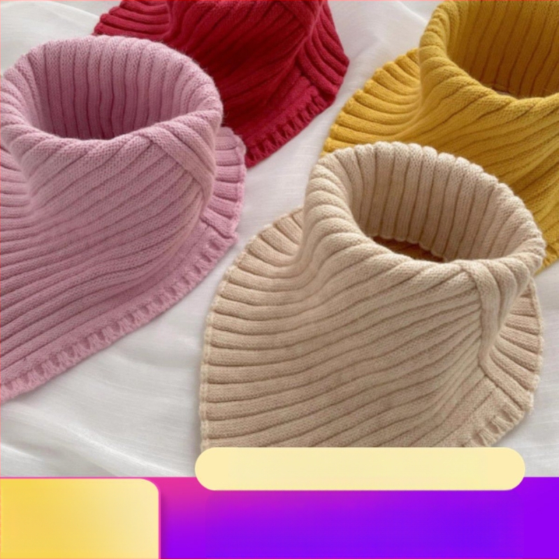 Jesenski i zimski pleteni rukavi s ovratnikom u korejskom stilu, jednobojni, topla zaštita za vrat, elastični pleteni lažni ovratnik s vunom, visoki ovratnik