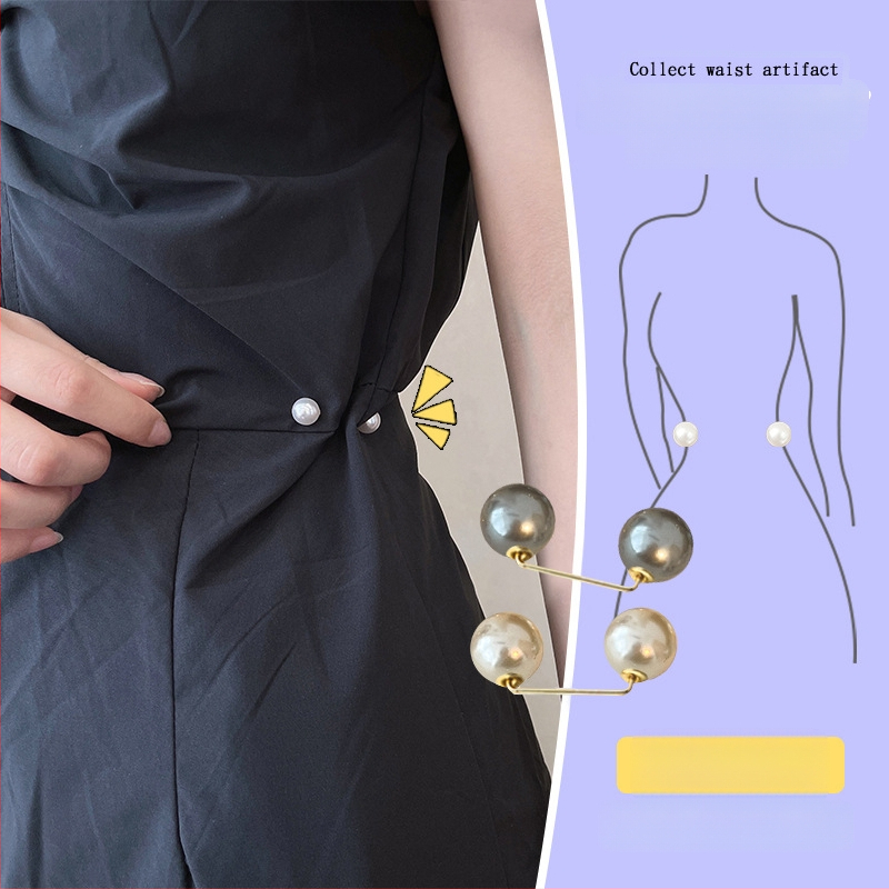 Svārki ar pieguļošu vidukli, mainot mazu artefaktu kreklu, pretgaismas piespraudi, pērļu piespraudi, vasaras fiksētas drēbes, regulējama vidukļa sprādze