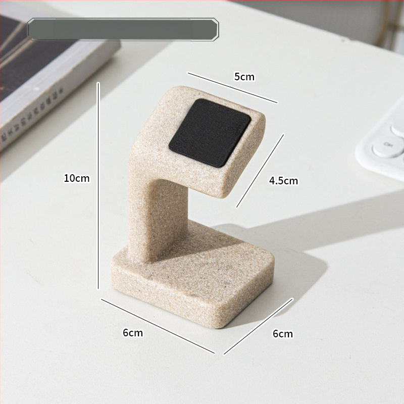 Paprastas, lengvas, prabangus darbalaukio C laikrodžių laikiklis, papuošalai, laikrodžių demonstravimo stovas, dervos namų papuošalų didmeninė prekyba