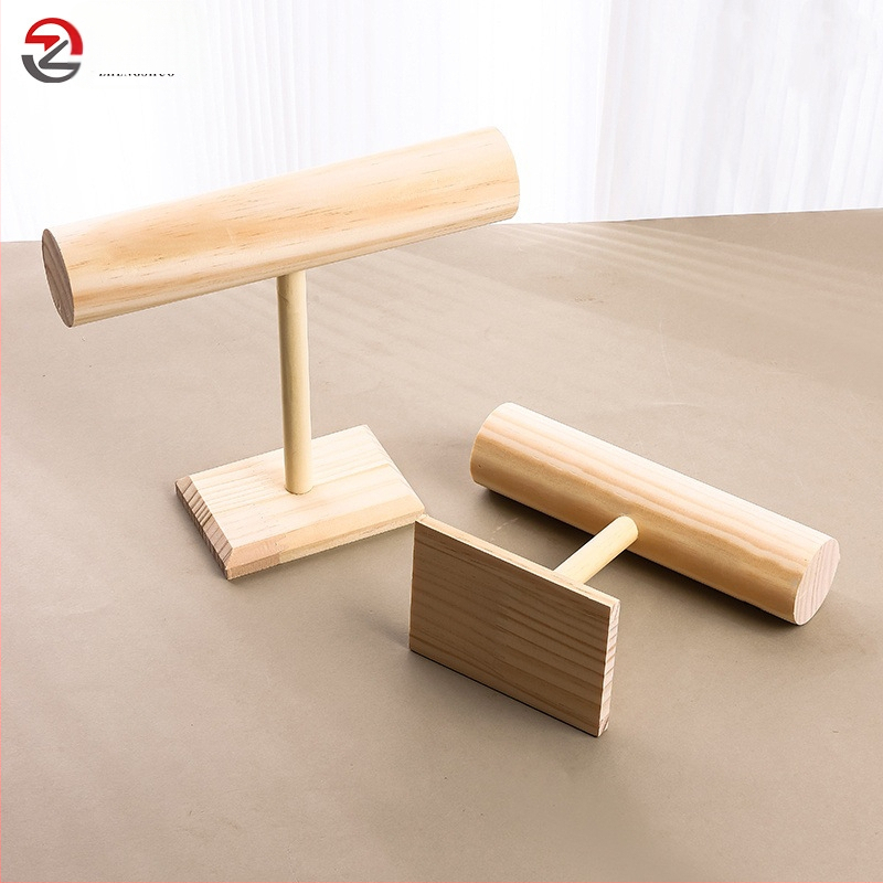 Tömörfa karkötőtartó, karkötőóra, ékszerkiállító állvány, hajgyűrű, fejpánt, ékszertartó, kellékek