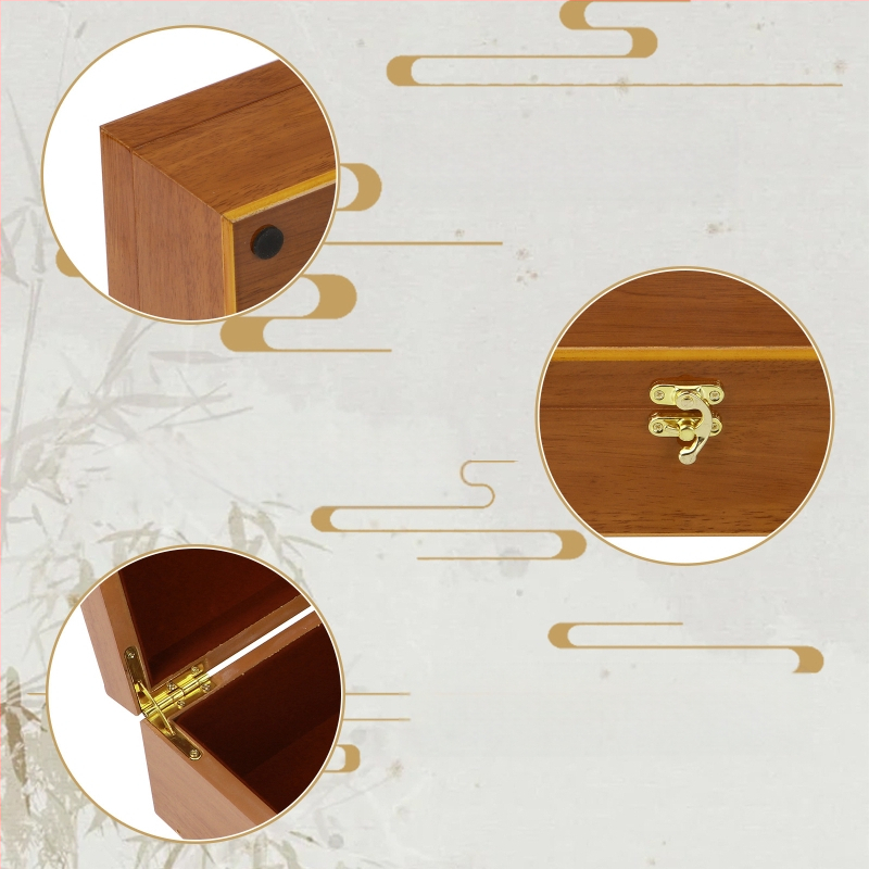 Medinė dėžutė, sidabrinė puodelio dovanų dėžutė, medinė dėžutė, didmeninė arbatos rinkinys, dovanų dėžutė, termo puodelis, arbatos puodelio pakavimo dėžutė