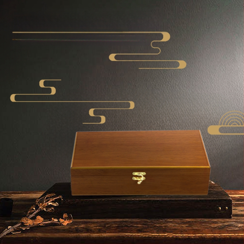 Medinė dėžutė, sidabrinė puodelio dovanų dėžutė, medinė dėžutė, didmeninė arbatos rinkinys, dovanų dėžutė, termo puodelis, arbatos puodelio pakavimo dėžutė