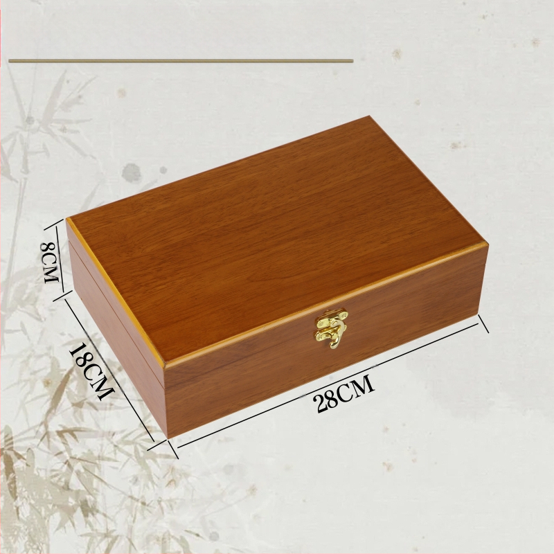 Medinė dėžutė, sidabrinė puodelio dovanų dėžutė, medinė dėžutė, didmeninė arbatos rinkinys, dovanų dėžutė, termo puodelis, arbatos puodelio pakavimo dėžutė