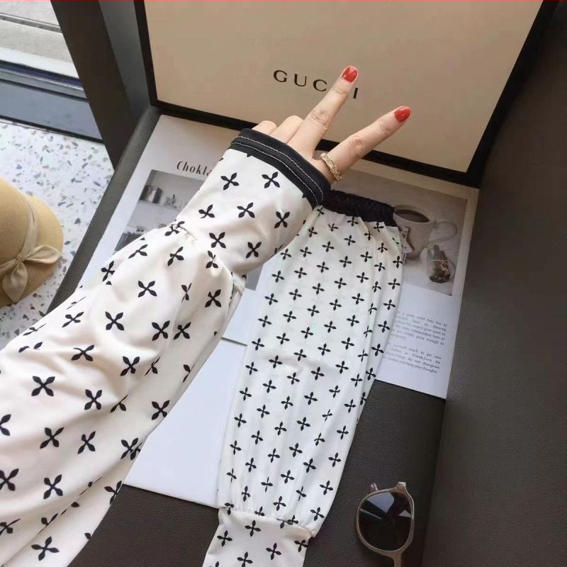 Új, naptej, jég, selyem, kültéri, minden mérkőzésre alkalmas, divatos jég, UV-védő karvédő, női naptej kesztyűk