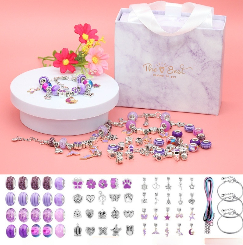 Amazon Euroopas ja Ameerikas müüdav lastele mõeldud helmestega käevõru ülikond 6-12-aastastele tüdrukutele sünnipäevakingiks