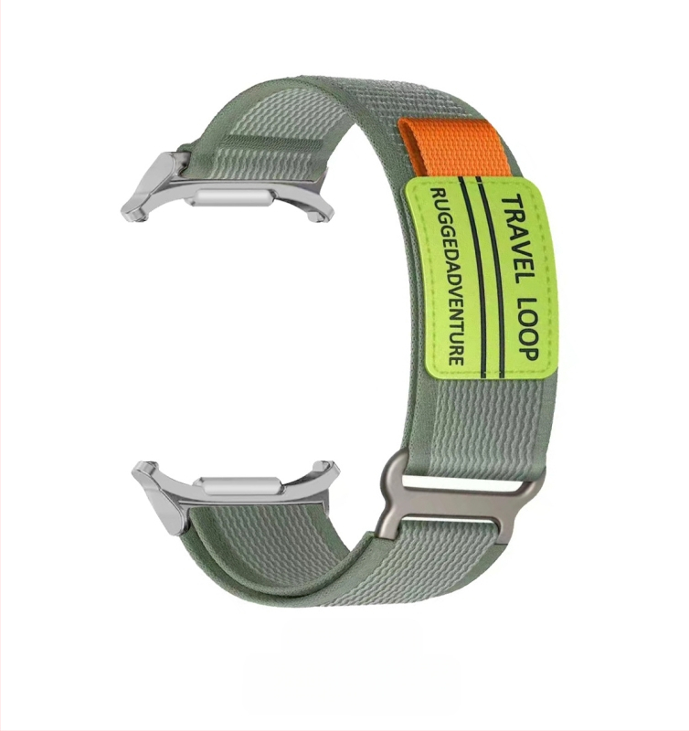 Samsung Galaxy Watch7Ultra dupla szakaszú Wild Trail nejlon tépőzáras, lélegző sportszíjjal kompatibilis