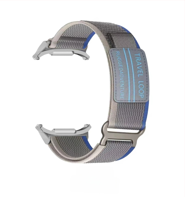 Samsung Galaxy Watch7Ultra dupla szakaszú Wild Trail nejlon tépőzáras, lélegző sportszíjjal kompatibilis