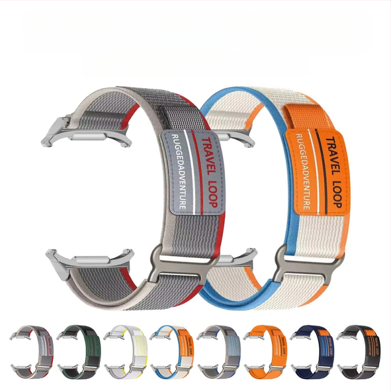 Samsung Galaxy Watch7Ultra dupla szakaszú Wild Trail nejlon tépőzáras, lélegző sportszíjjal kompatibilis