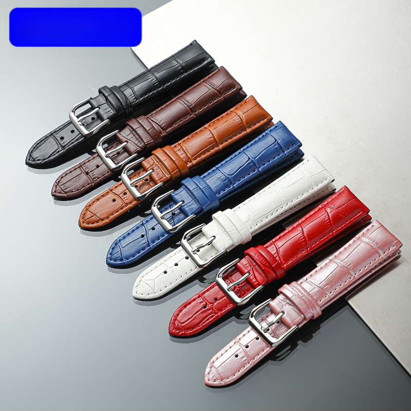 Házi készítésű gyári nagykereskedelmi borjúbőr óraszíjak, bambuszmintás órakiegészítők, marhabőr tűs csatos szíjak, férfi és női óraszíjak