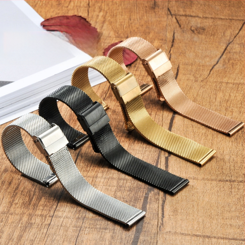 Csere DW karóra rozsdamentes acél hálós szíj nagykereskedelem 06 drótos csattal fémszíjas óra kiegészítők egy generációnyi haj