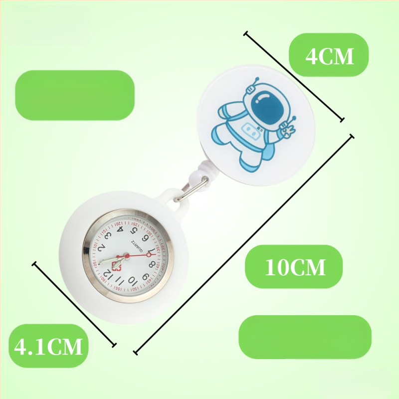Behúzható nővéróra, Aranyos zsebóra, Függőóra orvosoknak, Világító óra diákoknak, Női modell, Raktáron, Gyors szállítás, Világító számlap