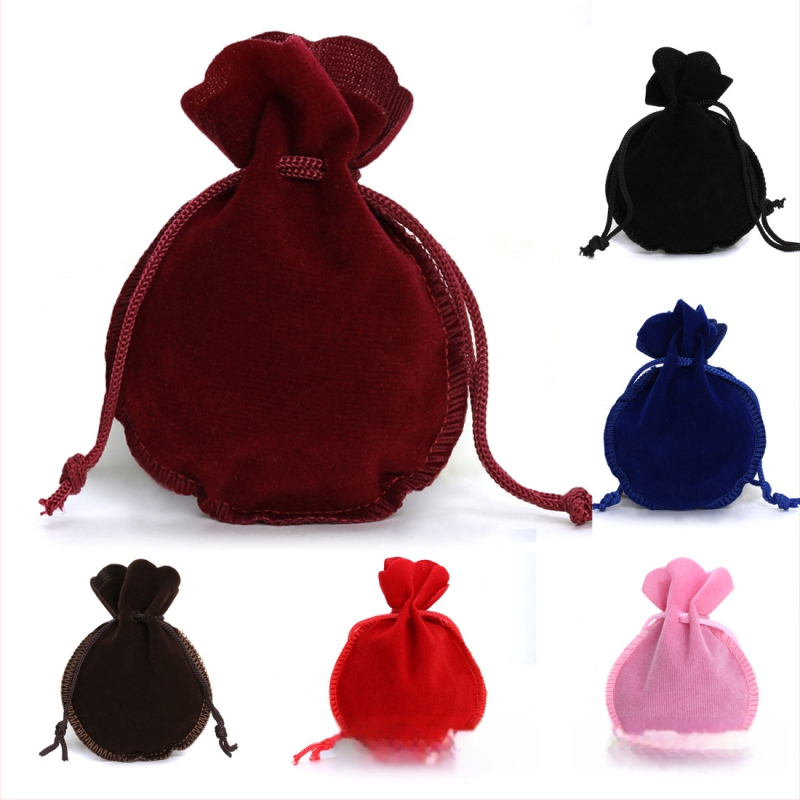 10/zsák flanel ajándéktáska flanel ékszertáska töktáska bársonytáska 7 * 9cm F3991