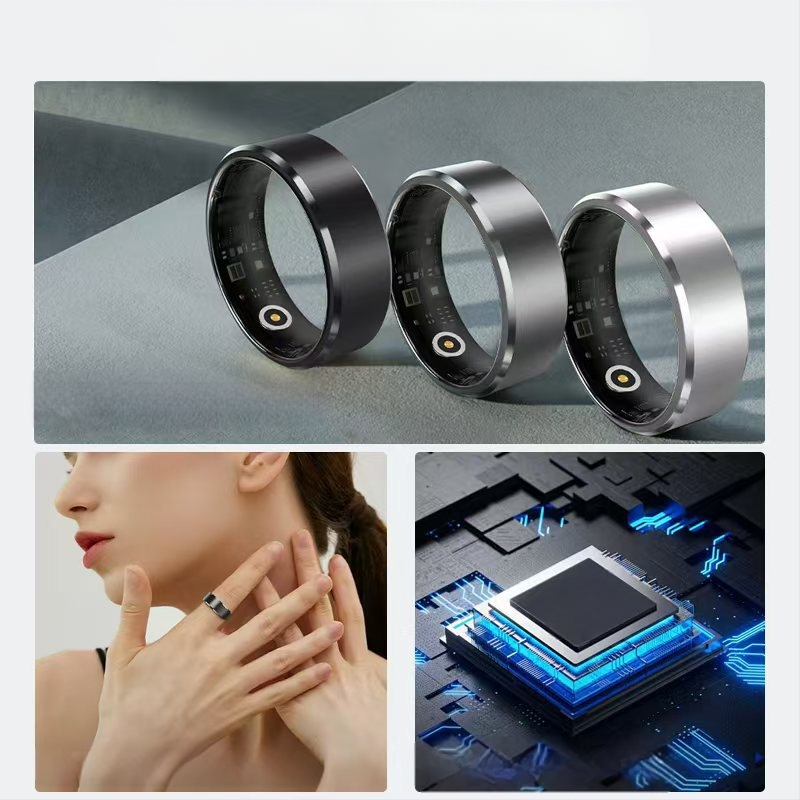 Piiriülene rõngas, pulsisageduse, vere hapniku ja une jälgimine, spordisammude lugeja, veekindel ja kantav nutikas rõngas, uus mudel