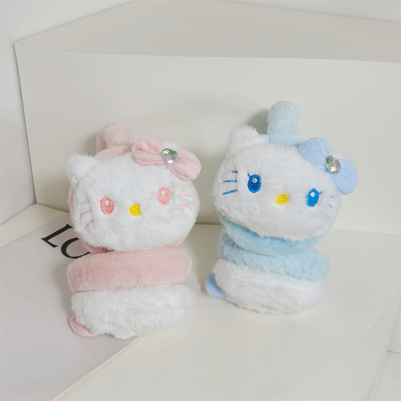 Téli rajzfilm plüss macska fülvédők megvastagított fülvédők kimegy lovaglás szélálló fülvédők aranyos fülvédő műtárgy