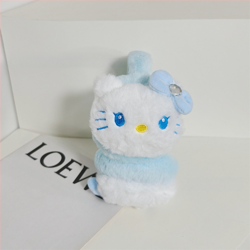 Téli rajzfilm plüss macska fülvédők megvastagított fülvédők kimegy lovaglás szélálló fülvédők aranyos fülvédő műtárgy