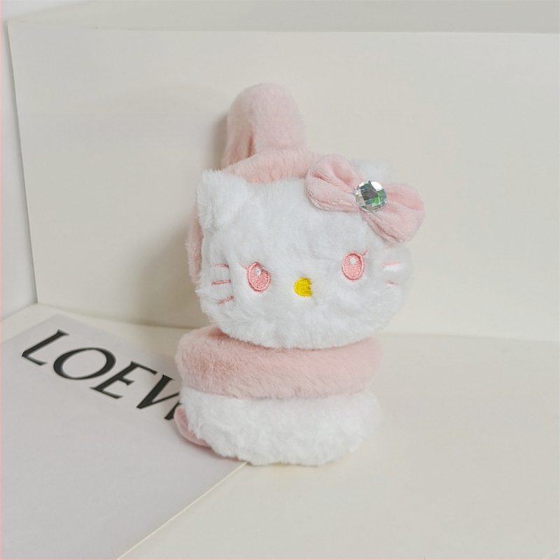 Téli rajzfilm plüss macska fülvédők megvastagított fülvédők kimegy lovaglás szélálló fülvédők aranyos fülvédő műtárgy