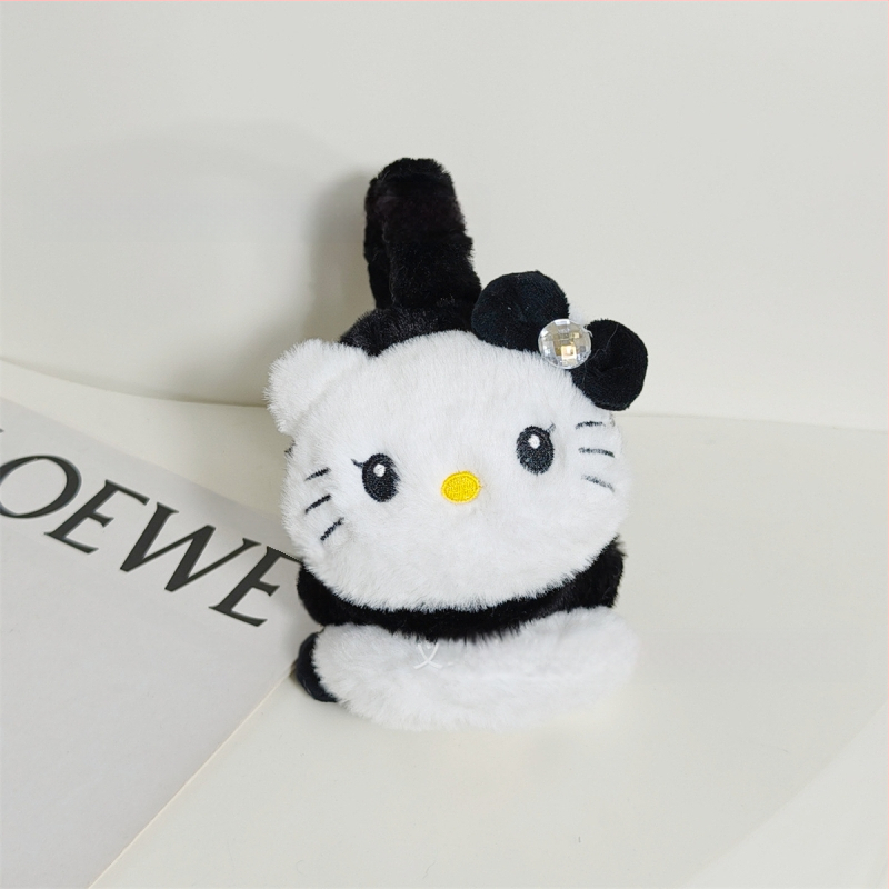 Téli rajzfilm plüss macska fülvédők megvastagított fülvédők kimegy lovaglás szélálló fülvédők aranyos fülvédő műtárgy