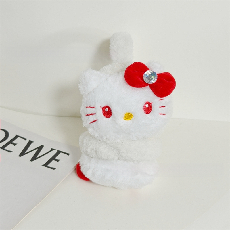 Téli rajzfilm plüss macska fülvédők megvastagított fülvédők kimegy lovaglás szélálló fülvédők aranyos fülvédő műtárgy