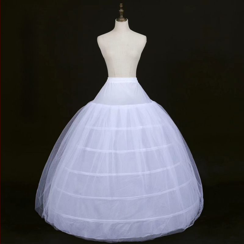 Rūpnīcas tiešā svārki līgavas kāzu kleitai grīdas svārki ārējā tirdzniecība trīs vai četri vai seši apļi elastīga jostas siksna kaula kāzu kleita apakšsvārki