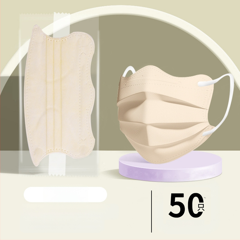 Morandi Color Ιατρική Μάσκα Μίας Χρήσης Ιατρική Χειρουργική Τρισδιάστατο Κύμα Πεταλούδας Β Γωνία Ματιών Προσώπου Γυναικεία Υψηλή Χρωματική Αξία