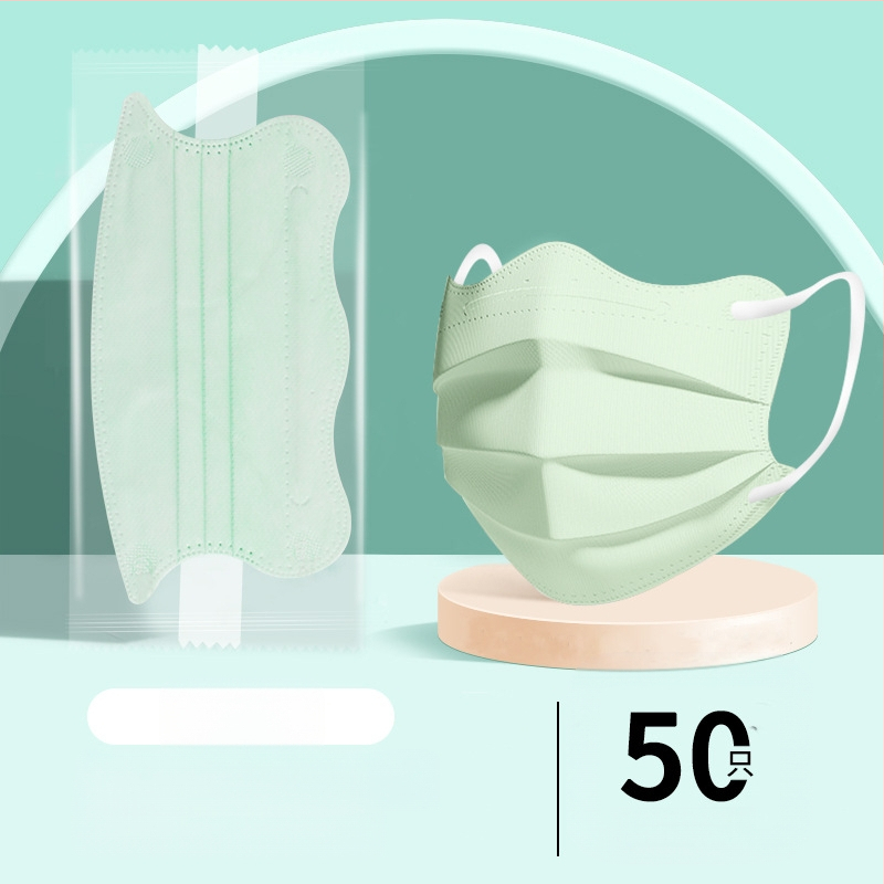 Morandi Color Ιατρική Μάσκα Μίας Χρήσης Ιατρική Χειρουργική Τρισδιάστατο Κύμα Πεταλούδας Β Γωνία Ματιών Προσώπου Γυναικεία Υψηλή Χρωματική Αξία