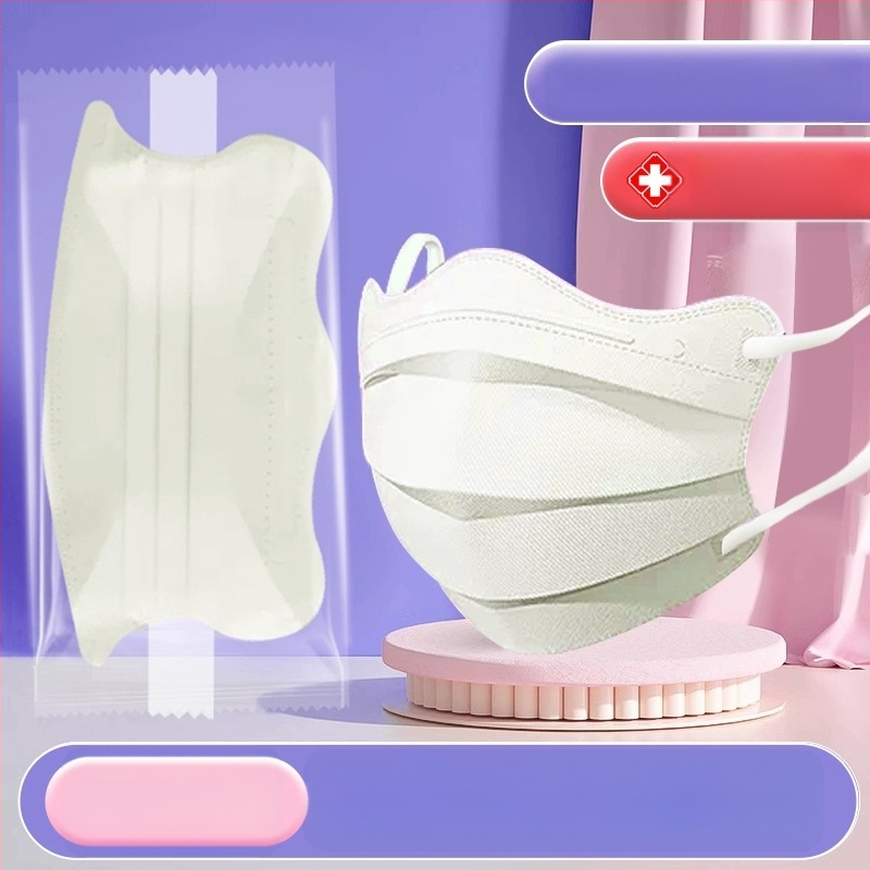 Morandi Color Ιατρική Μάσκα Μίας Χρήσης Ιατρική Χειρουργική Τρισδιάστατο Κύμα Πεταλούδας Β Γωνία Ματιών Προσώπου Γυναικεία Υψηλή Χρωματική Αξία