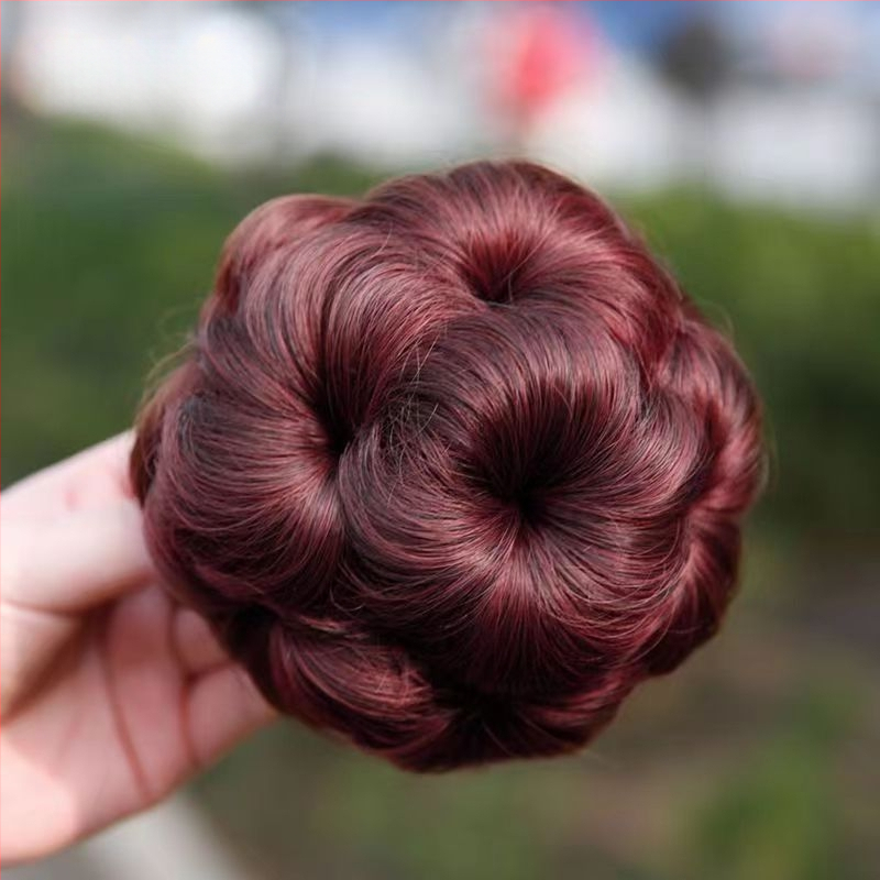 Üheksa lille, viievärviline juukserõngas, pallipea, lilleline juuksekott, kinnitusklamber, juukseklamber, võltsjuuste lokirõngas, laos, hulgimüügis