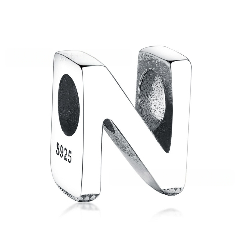 925 hõbedast 26 tähega isetehtud helmed nöörist kaunistushelmed iseloomulikud käevõru käevõru kaelakee tähed aksessuaarid