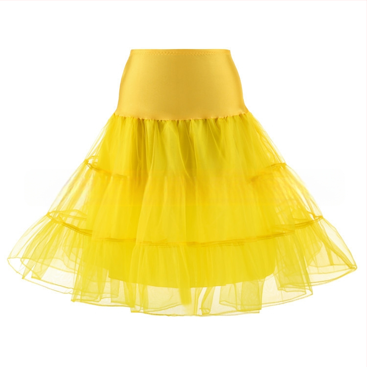 Tarpvalstybinis retro stiliaus vestuvinių sijonų be kaulų tiekimas iš „Aliexpress“ – spalvingas apatinis sijonas su sijonu be kaulų.