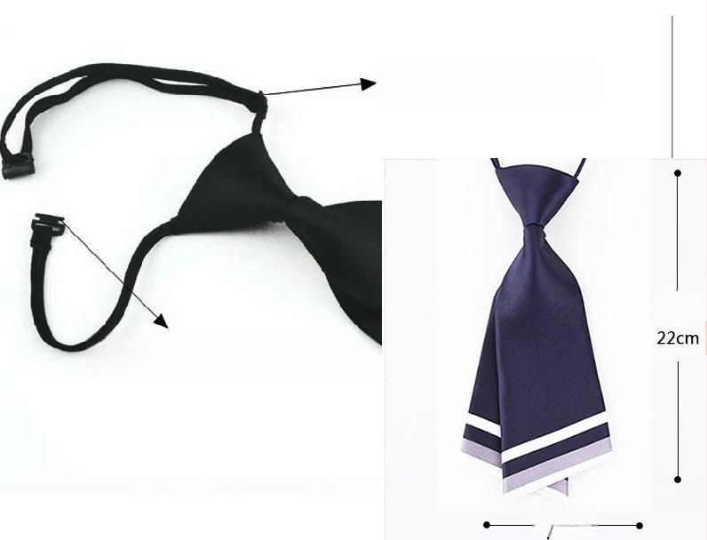 Koreai stílusú professzionális ruha Női kis nyakkendő Japán stílusú csokornyakkendő Egyetemi stílusú gallér Virágos előadás tevékenység masni diákruha