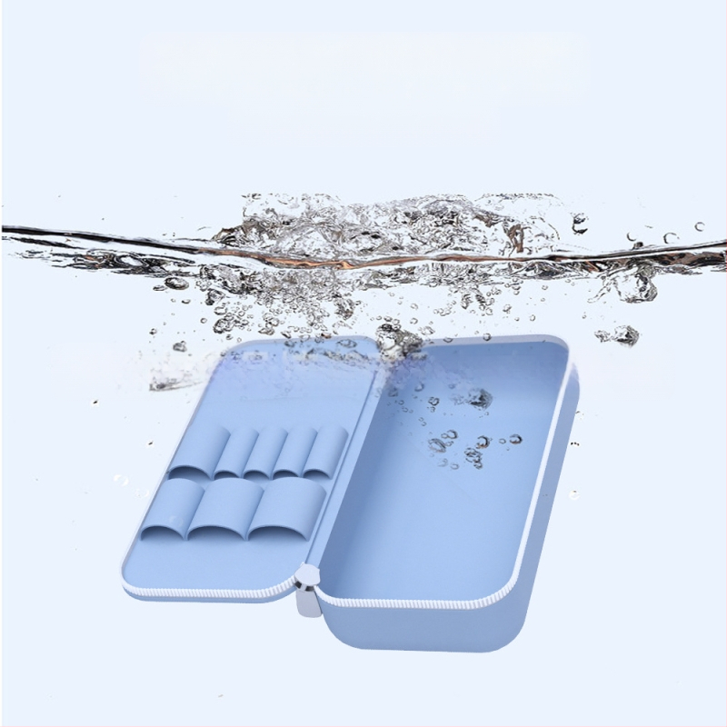 Απλή τσάντα καλλυντικών σιλικόνης για ταξίδια, βολική τσάντα αποθήκευσης προϊόντων περιποίησης δέρματος μεγάλης χωρητικότητας, τσάντα πλυσίματος, αποθήκευση και φινίρισμα καλλυντικών