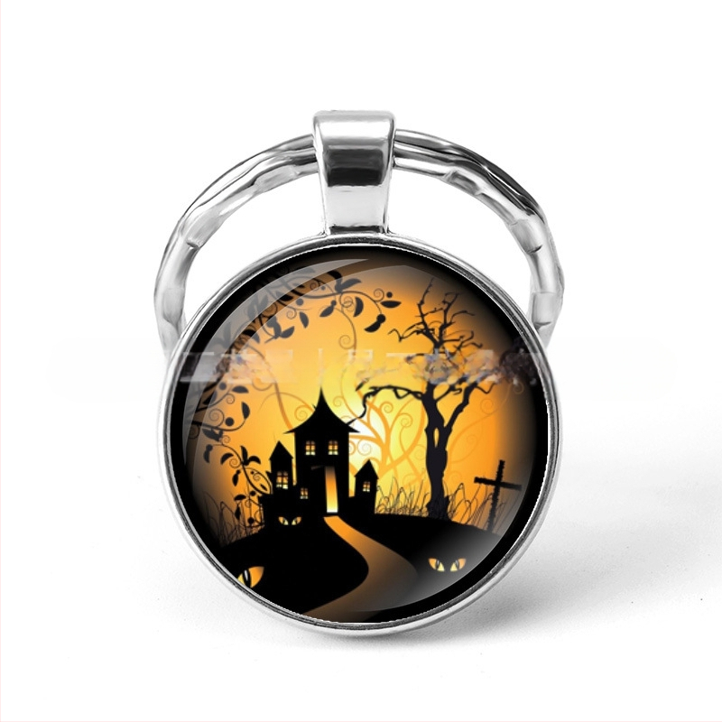 kívánság AliExpress robbanások Halloween idő drágakő fém kulcstartó külkereskedelmi ékszergyártók nagykereskedelme