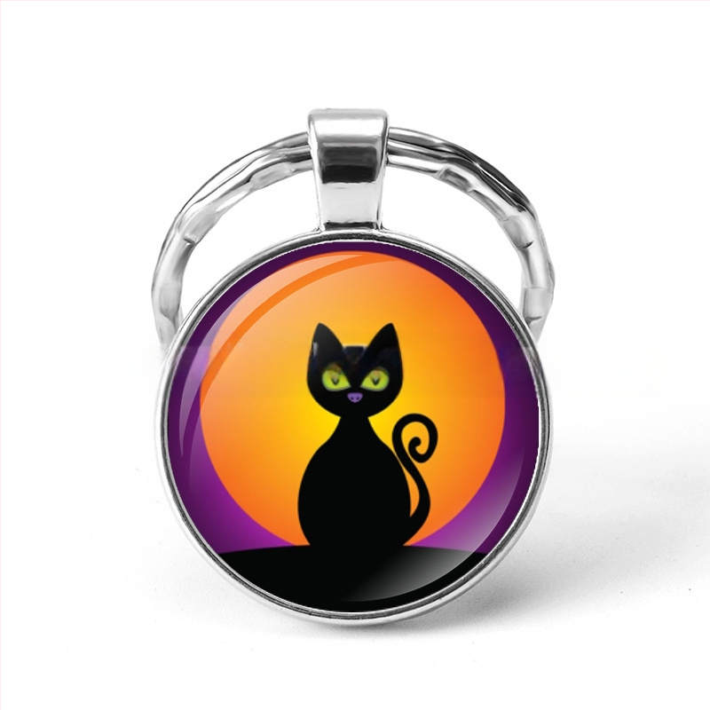 kívánság AliExpress robbanások Halloween idő drágakő fém kulcstartó külkereskedelmi ékszergyártók nagykereskedelme