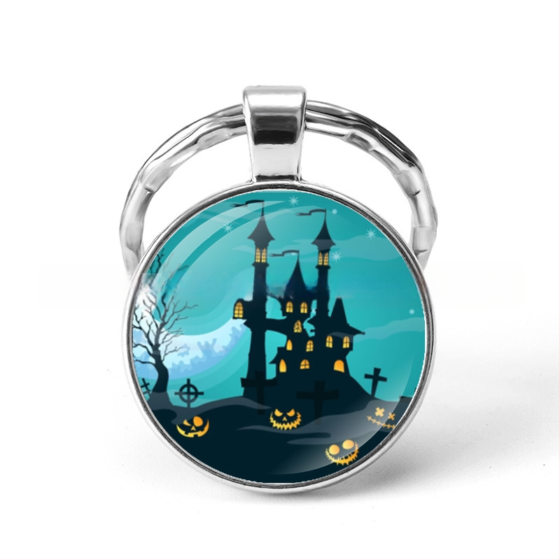 kívánság AliExpress robbanások Halloween idő drágakő fém kulcstartó külkereskedelmi ékszergyártók nagykereskedelme