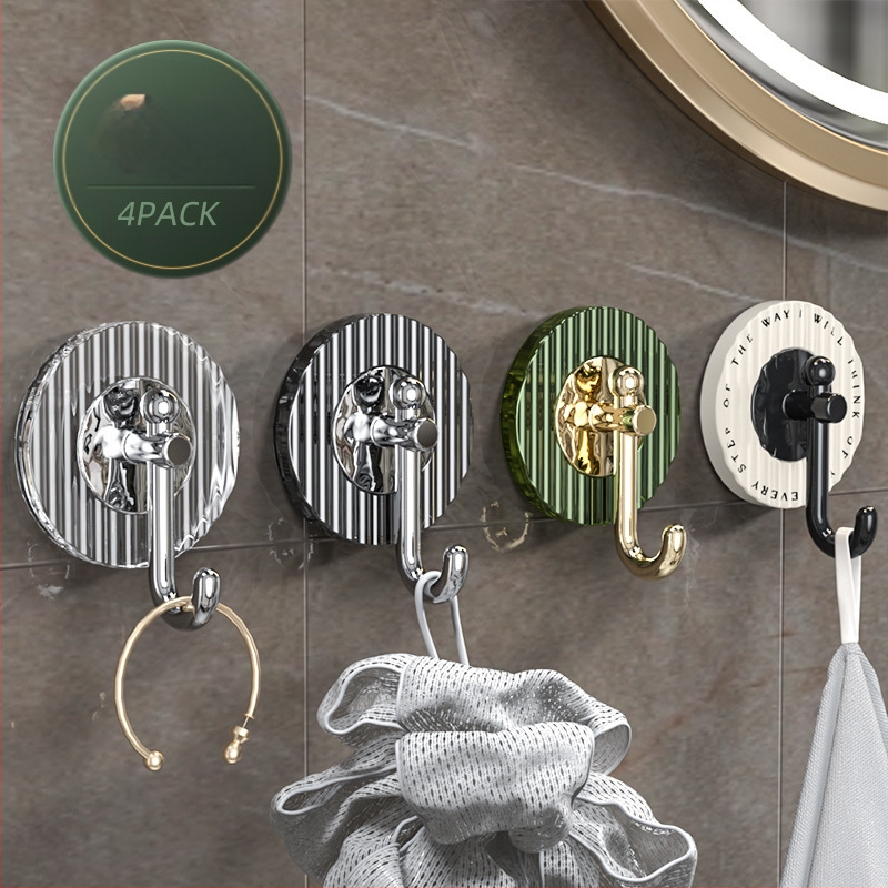 Ľahký luxusný háčik, samolepiaci, silný, nosný, neperforovaný, kúpeľňový, toaletný háčik na stenu, dvere, zadné bezšvíkové háčiky na uteráky