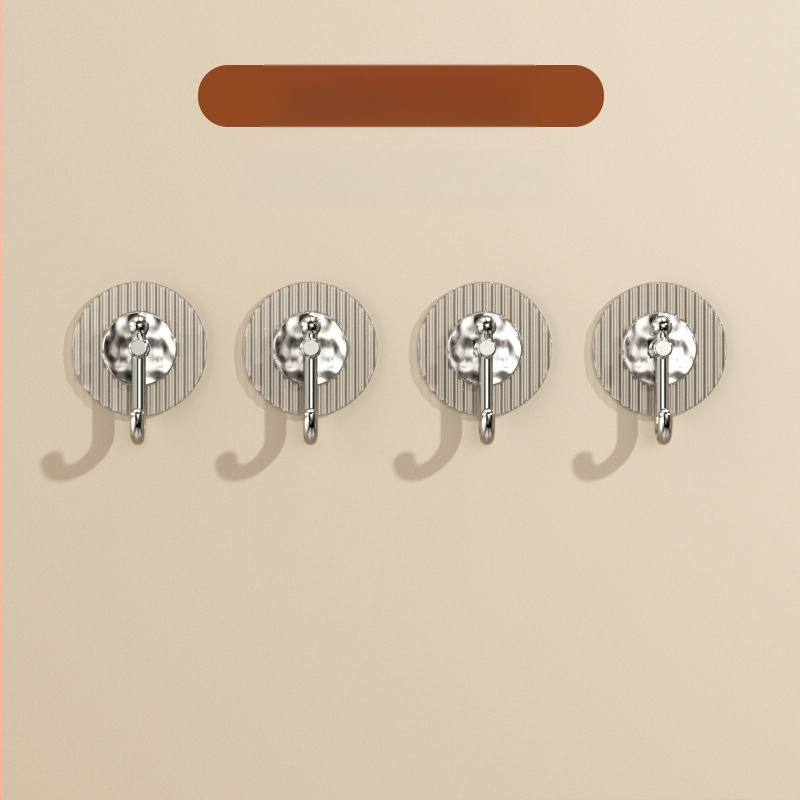 Ľahký luxusný háčik, samolepiaci, silný, nosný, neperforovaný, kúpeľňový, toaletný háčik na stenu, dvere, zadné bezšvíkové háčiky na uteráky